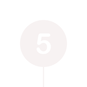 5ème étape en osthéopathie